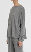 Load image into Gallery viewer, LEE MATHEWS Cotton Cashmere LS Boxy Knit
