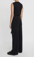 Load image into Gallery viewer, LEE MATHEWS Cotton Cashmere Wide Leg Pant
