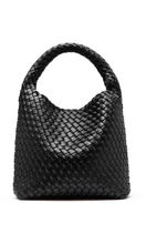 Load image into Gallery viewer, RYLAN | Black Recycled Alt - Leather Small Tote
