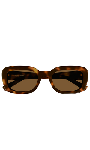 SAINT LAURENT Rectangle Sunglasses SLM130004 at Amara Home