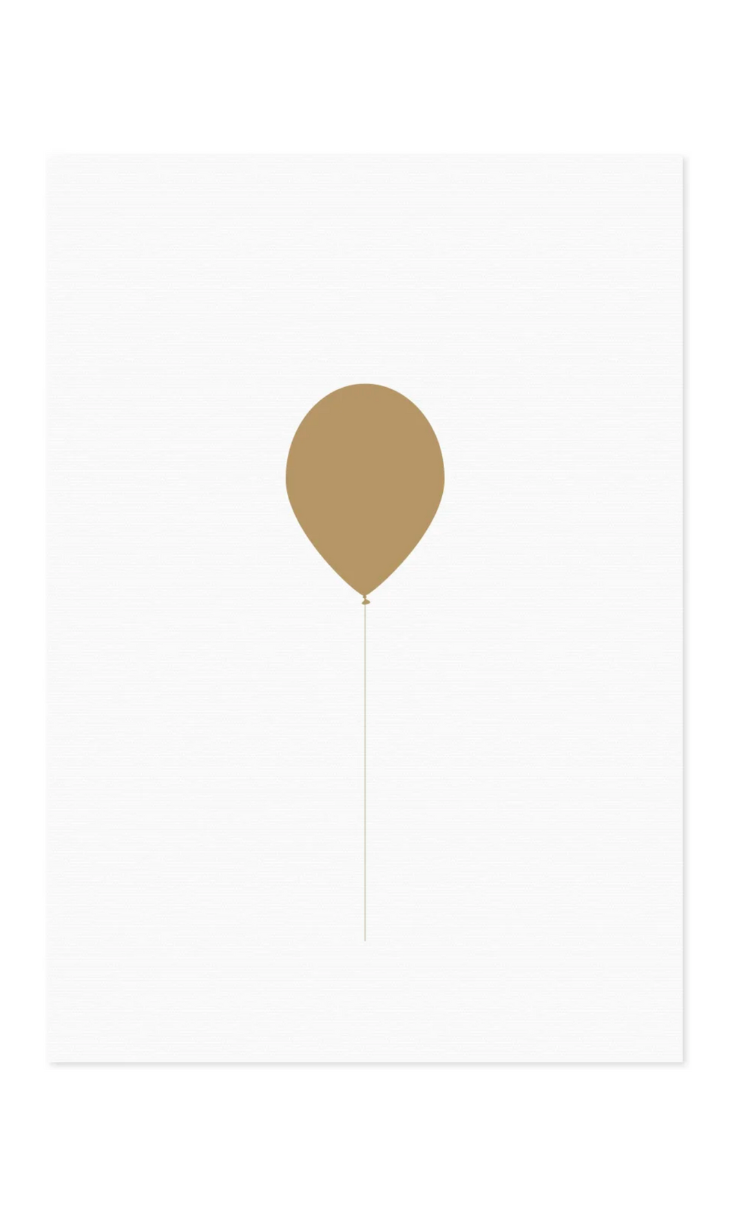 CARDS | Gold Balloon
