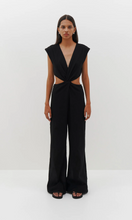 Load image into Gallery viewer, BASSIKE Knot Detail Gauze Jumpsuit
