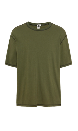 BASSIKE Slouch Contrast Stitch T.Shirt