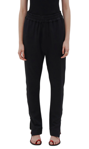 BASSIKE Stretch Twill Zip Detail Pant