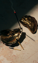Load image into Gallery viewer, COREY ASHFORD Brass Oyster Incense Holder

