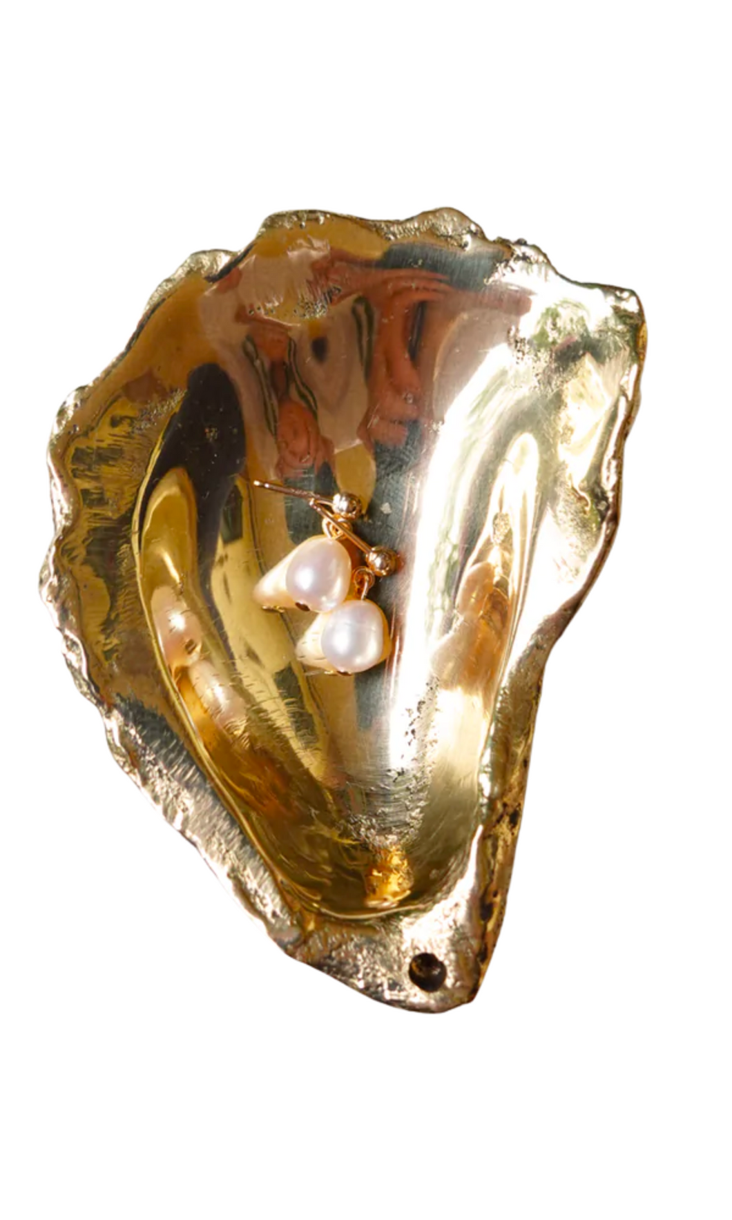 COREY ASHFORD Brass Oyster Incense Holder