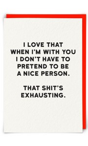 CARDS | Exhausting