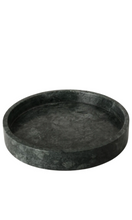 Load image into Gallery viewer, MARBLE | Green Round Tray
