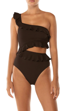 Load image into Gallery viewer, PEONY | Coco Ruffle One Shoulder One Piece
