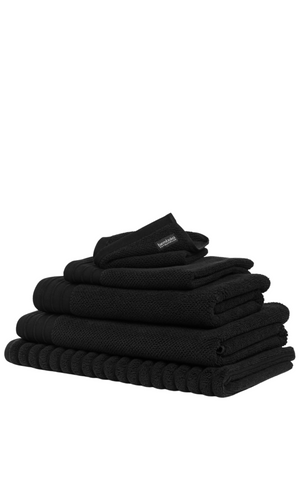 BEMBOKA Bath Towel Range Black