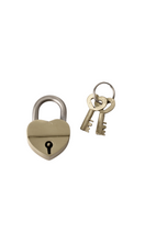 Load image into Gallery viewer, BRASS LOVE LOCK | Small
