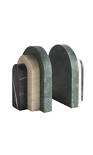 Load image into Gallery viewer, GREG NATALE Palazzo Bookends Foresta, Travertine &amp; Nero

