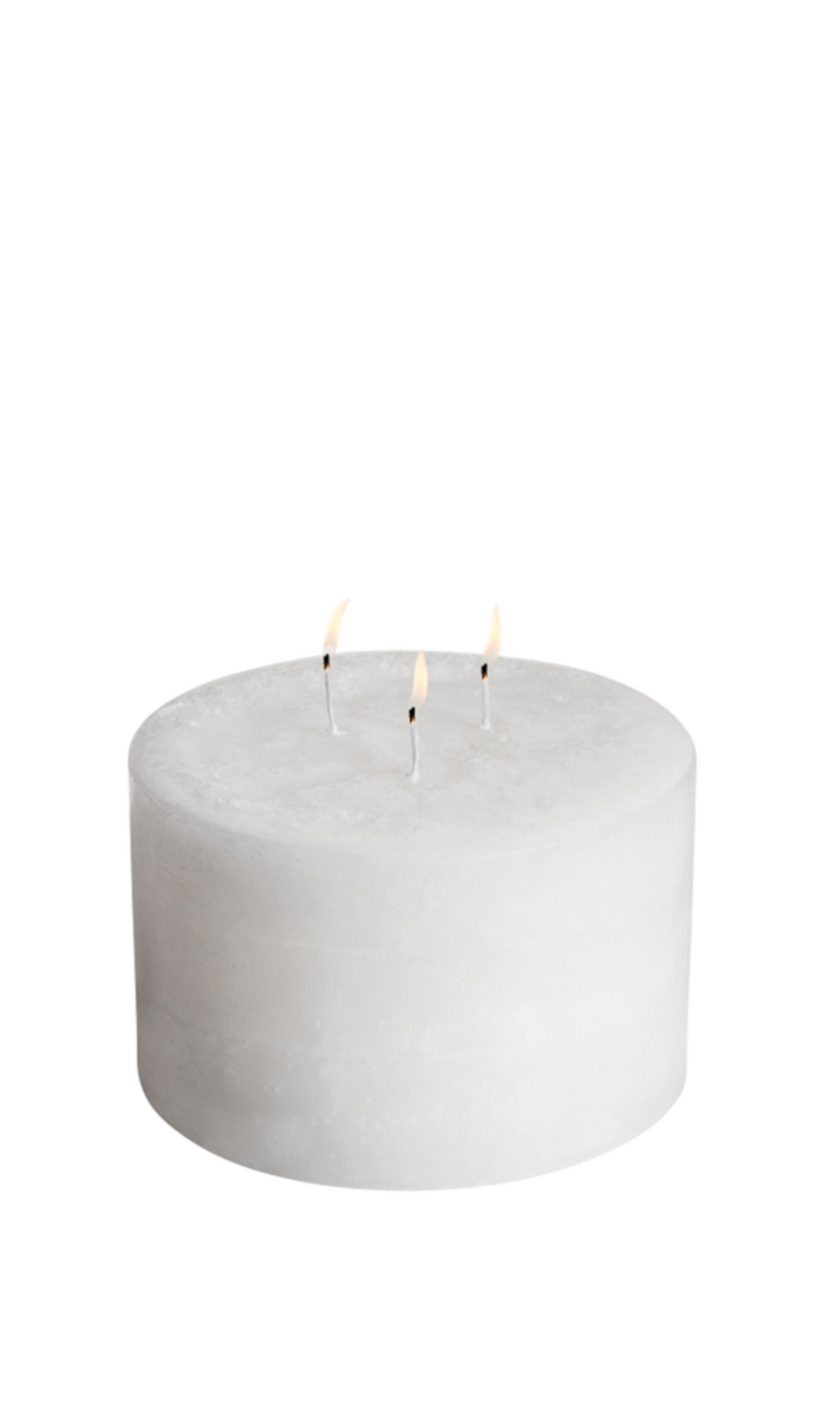 White Italian Unscented Candle