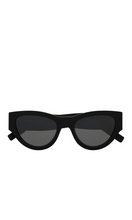 Load image into Gallery viewer, SAINT LAURENT | Thick Logo Cat Eye Sunglasses
