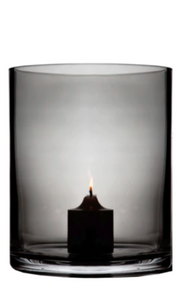 Black Smoke Vase | Cylinder