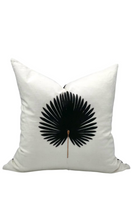Load image into Gallery viewer, CUSHION | Black Embroidered Palm
