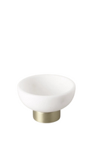 Load image into Gallery viewer, MARBLE | Brass Footed Bowl
